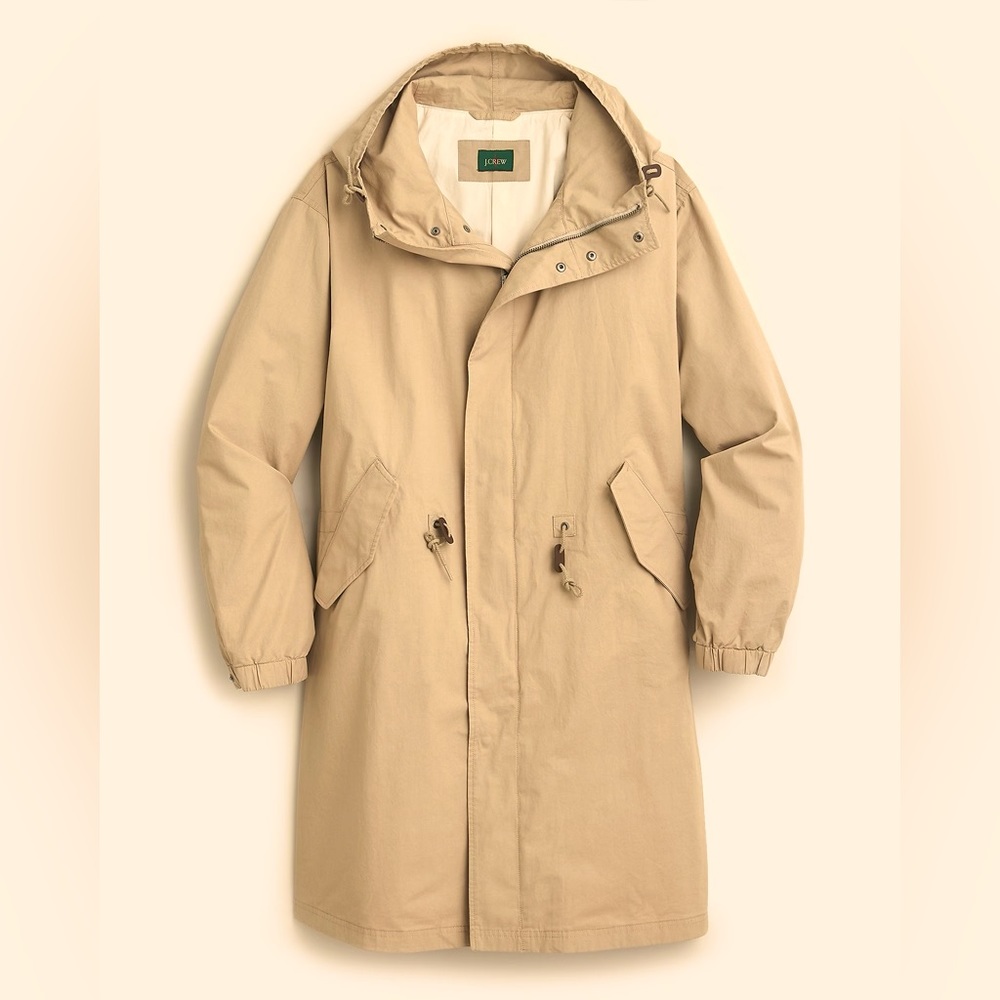 J.Crew Heritage hooded parka size. M